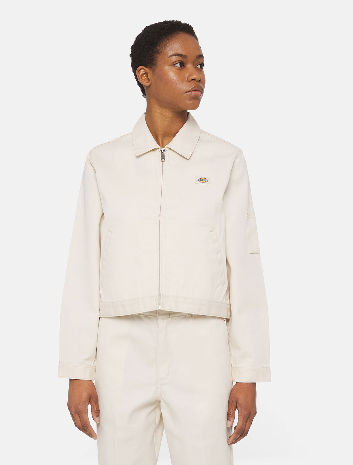 Яке Dickies Unlined Eisenhower Cropped Jacket Сиво | 0A4YQY, 0