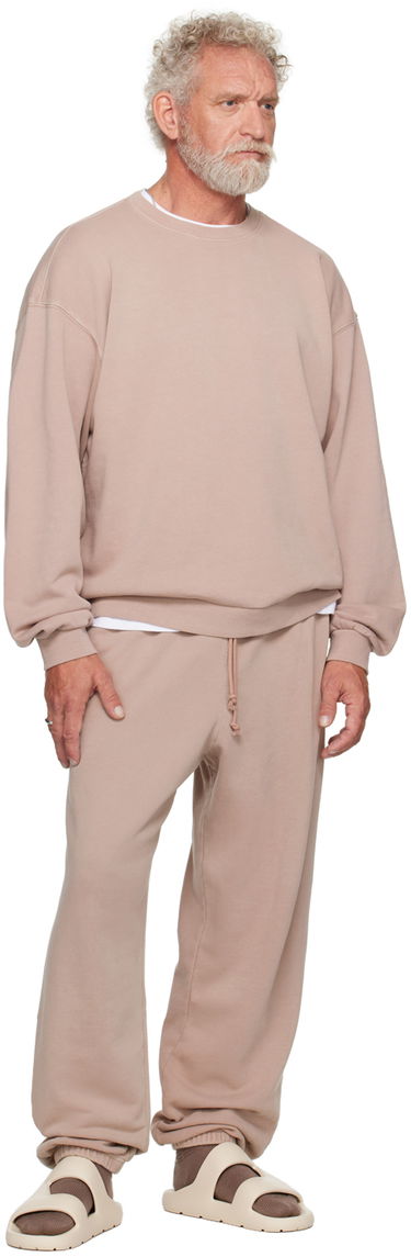 Суитчър SKIMS Terry Relaxed Crewneck Sweatshirt Бежово | TP-PLO-5252M, 3