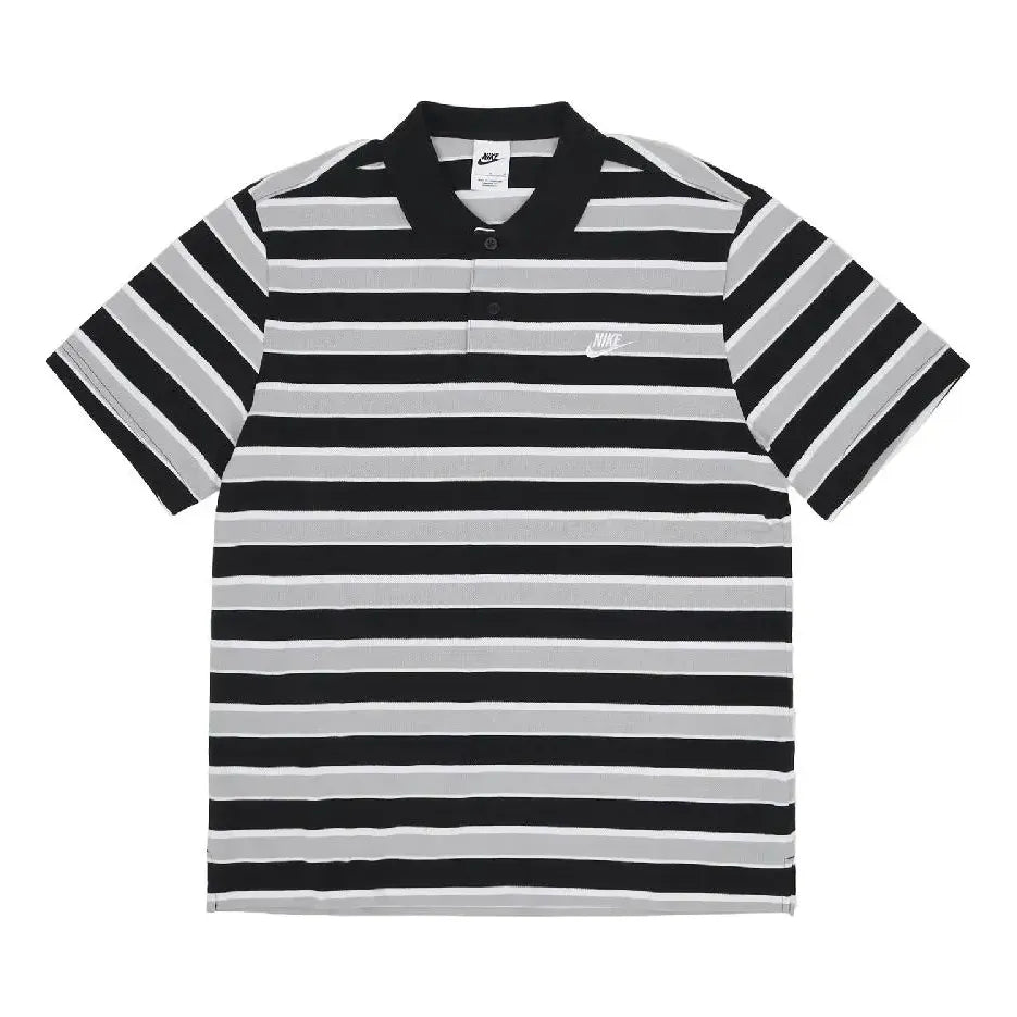 Поло тениска Nike Club Striped Polo Черно | FN3897-010, 0