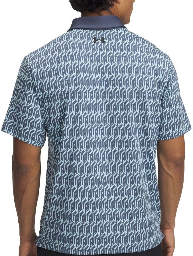 Поло тениска Under Armour Under Armour Playoff 3.0 Printed Golf Polo Синьо | 1378677-494, 1