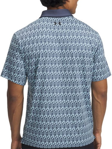 Поло тениска Under Armour Under Armour Playoff 3.0 Printed Golf Polo Синьо | 1378677-494, 1