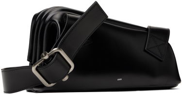 Чанта през рамо OSOI Slide Black Leather Shoulder Bag Черно | 24FWB010167001, 2