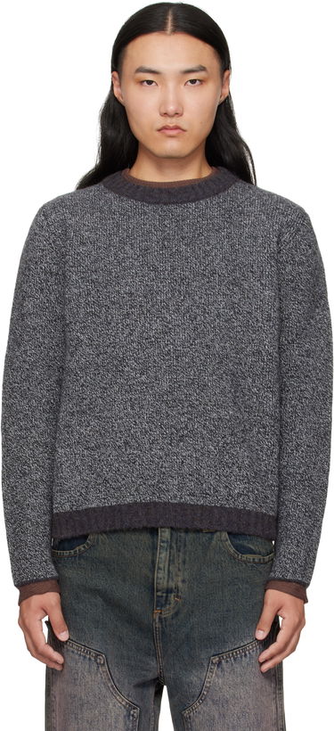 Пуловер Eckhaus Latta Eckhaus Latta Yak Knit Sweater Сиво | 8258-EL-PF25-M, 0