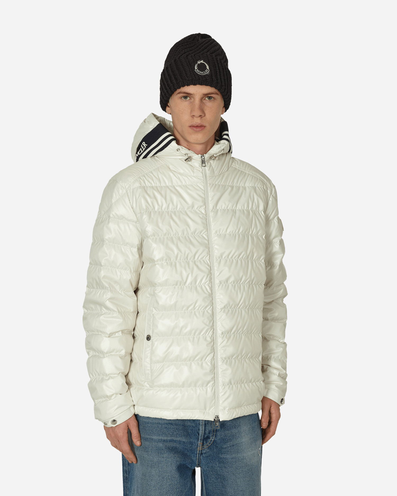 Пухо яке Moncler Cornour Down Jacket "Off-White" Бяло | J10911A00003595ZJ, 1
