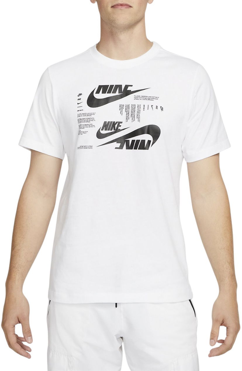 Тениска Nike T-Shirt Print Бяло | dr7815-100