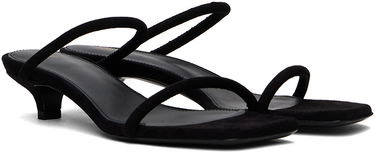 Аксесоари TOTEME TOTEME 'The Minimalist' Heeled Sandals Черно | 243-WAS2065-LE0012, 3