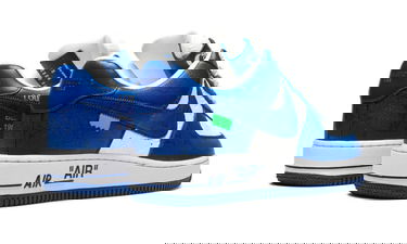 Кецове и обувки Nike Nike Louis Vuitton By Virgil Abloh x Air Force 1 Low "White Blue" Синьо | 1A9VAO, 2