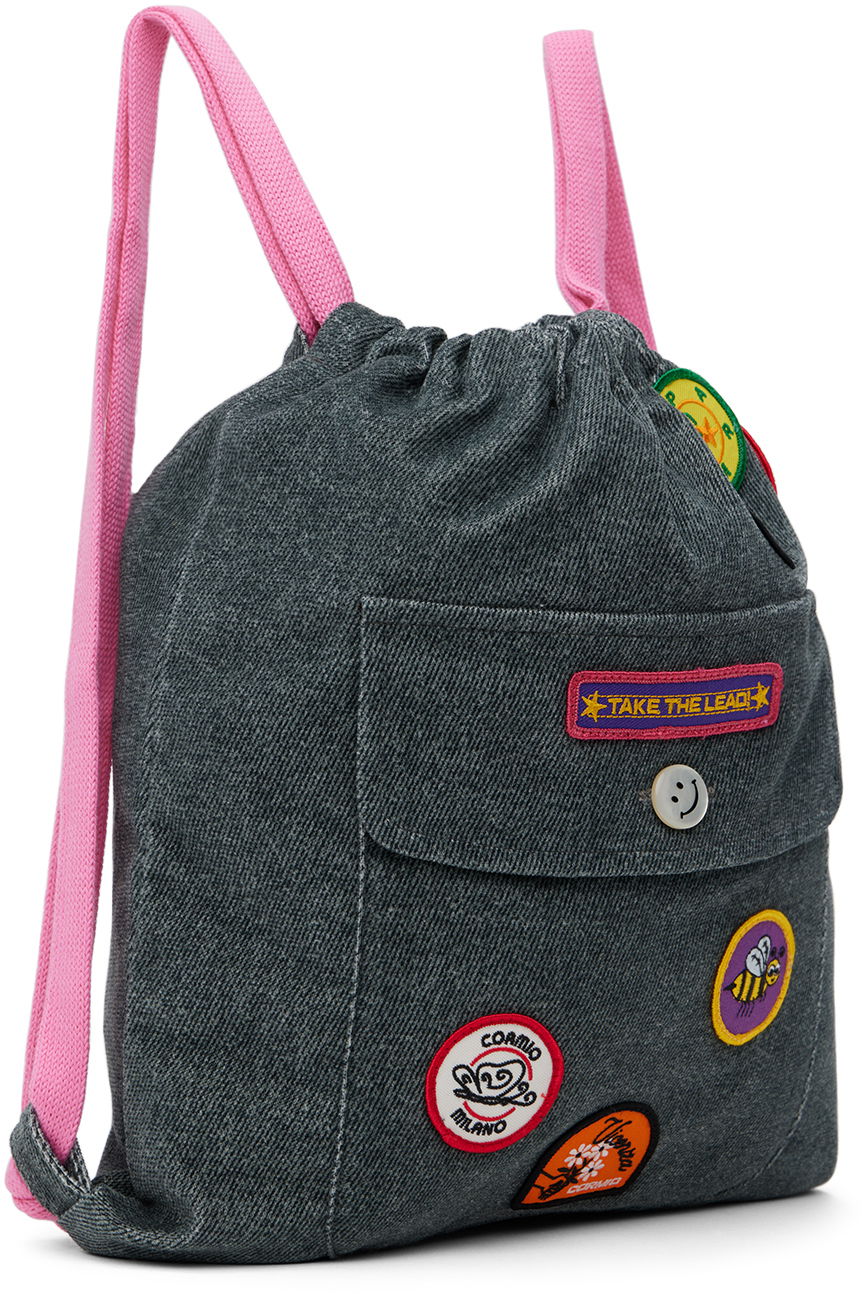 Раница CORMIO Cormio Badge Backpack Сиво | BACKPACK CORDUROY, 1