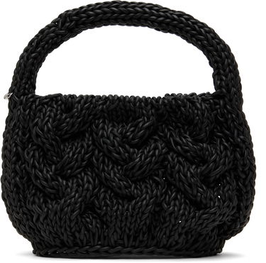 Дамска чанта JW Anderson JW Anderson Small Cable Knit Bag Черно | HB0712-LA0365, 0