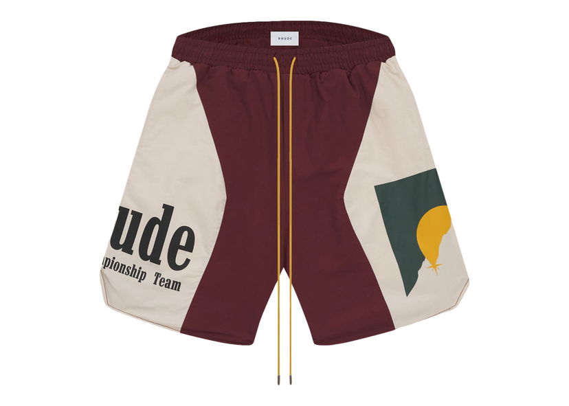 Къси панталони Rhude Panel Logo Shorts Многоцветен | RHPF22SH08372482