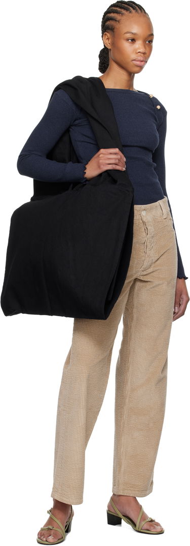Голяма пазарска чанта Baserange Baserange Hale Tote Bag Черно | ACINB-DE-SP25, 3