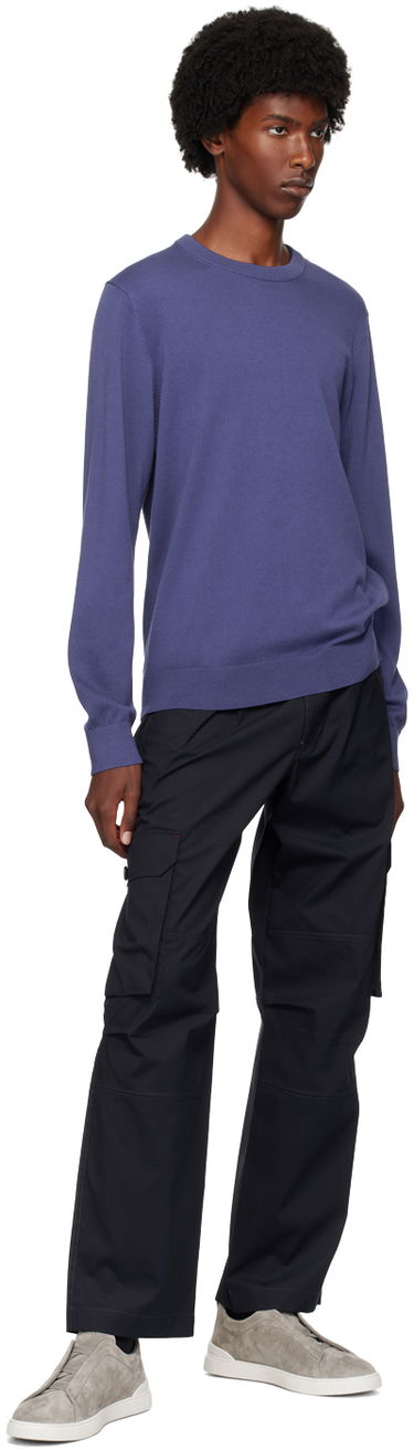 Пуловер Paul Smith PS by Paul Smith Organic Cotton Sweater Лилаво | M2R-503X-N21858-46A, 3