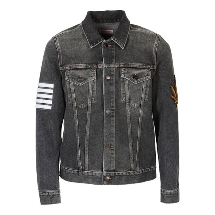 Яке Palm Angels Palm Angels Washed Denim Jacket Синьо | PMYE003S182300617601, 0