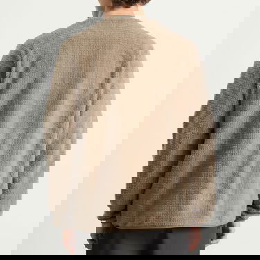 Суитчър Snow Peak Textured Thermo Control Crew Neck Pullover with Zippered Pockets and Thumbholes Бежово | SW-25AU0050-GRY, 3
