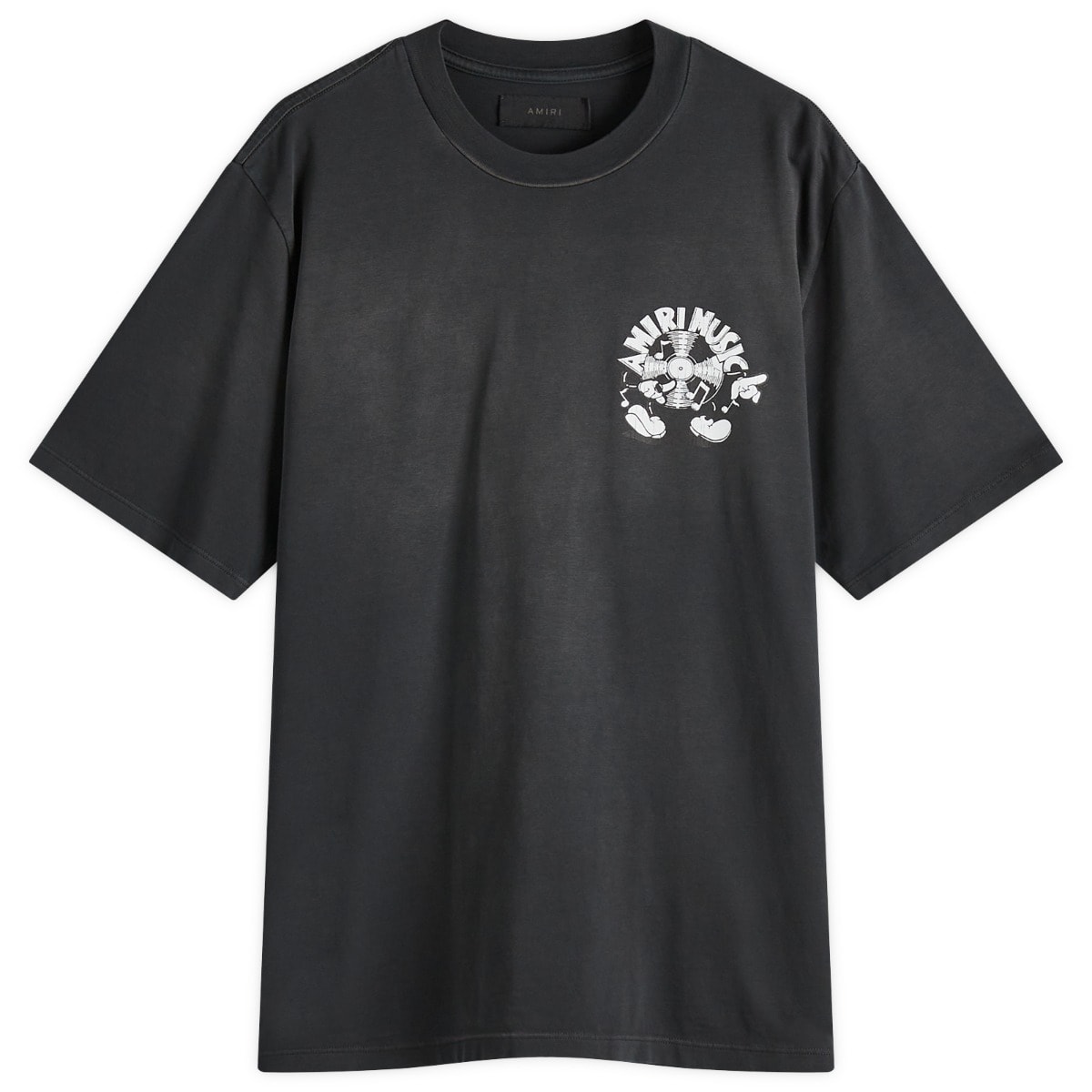 Тениска AMIRI Amiri Music Record T-Shirt, Size Medium Черно | AMJYTE1168-001, 0