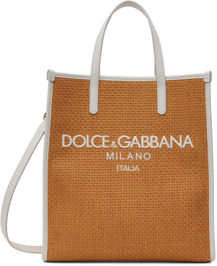 Голяма пазарска чанта Dolce & Gabbana Shopping Tote Bag Бежово | BB2259 AS525, 0