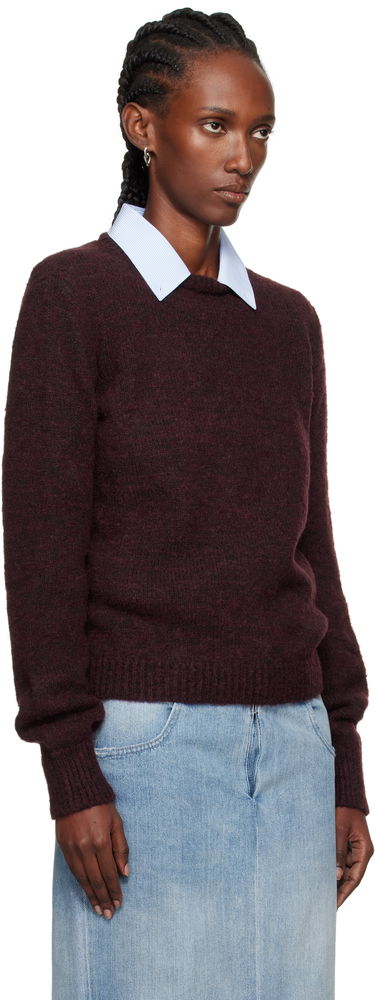 Пуловер Maison Margiela Maison Margiela Crewneck Sweater Бургунди | S51HL0026 M13154, 1