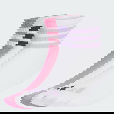 Чорапи adidas Performance Ribbed Quarter Socks - 3 Pairs Розово | JW3413, 0