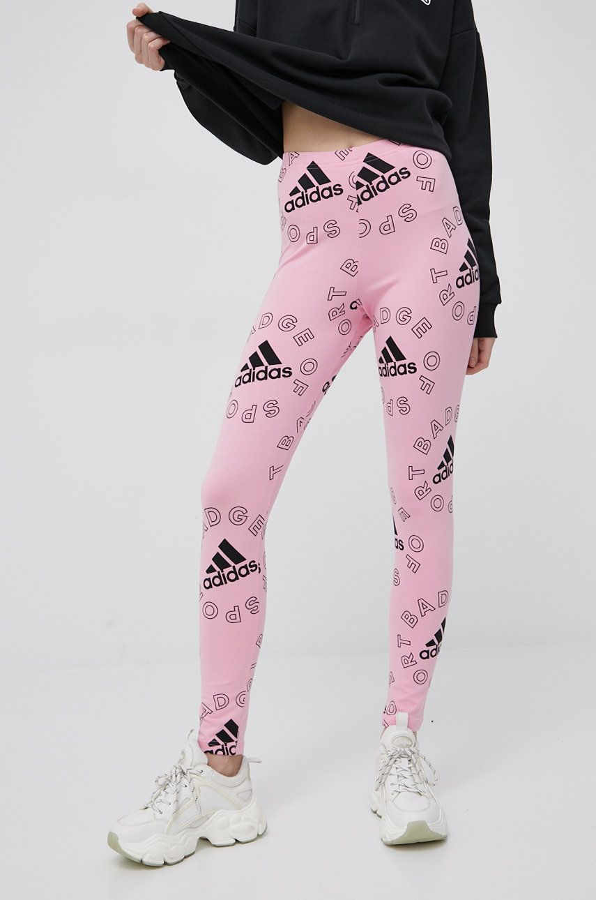 Клинове adidas Originals Adidas Printed Leggings Розово | HC9178, 0