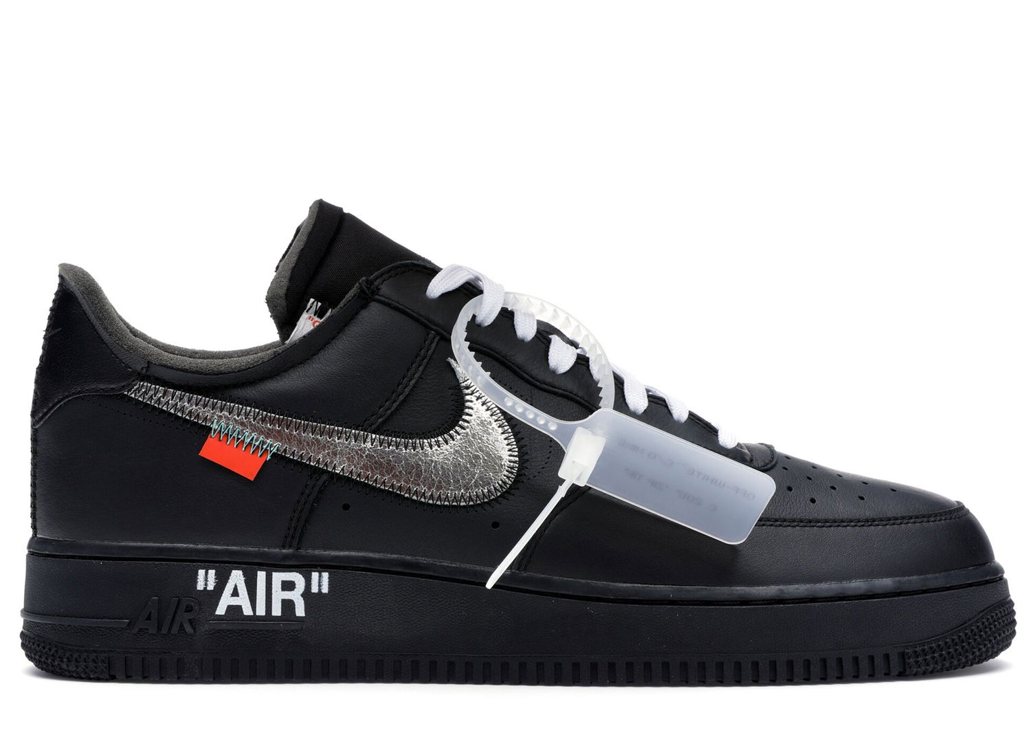 Кецове и обувки Nike Air Force 1 Low '07 Off-White MoMA (without Socks) Черно | AV5210-001, 0