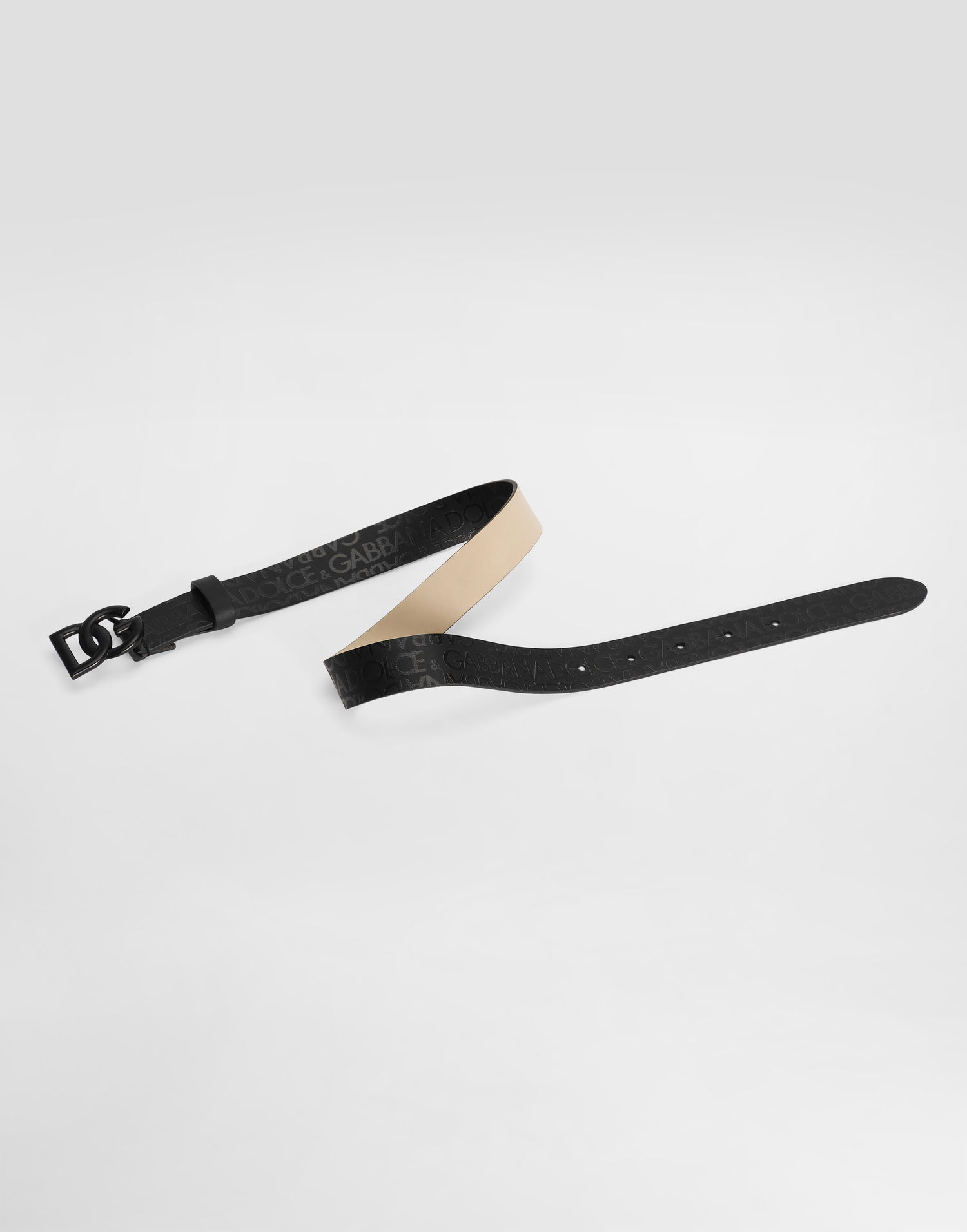 Колани Dolce & Gabbana Dolce & Gabbana Calfskin DG Logo Belt Черно | EC0083AI66880999, 1