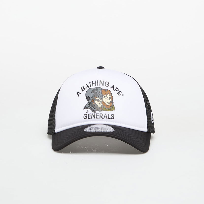 Шапка с козирка BAPE A BATHING APE x New Era 9Forty Generals Trucker Cap Многоцветен | 001CPL831901CBLK