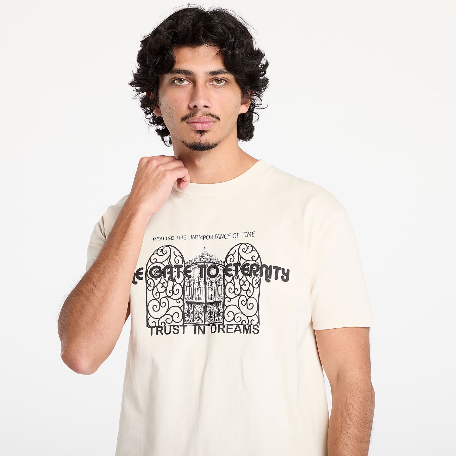 Тениска OBEY We Are Not Alone T-Shirt Cream Бежово | 165263985-CRM, 1