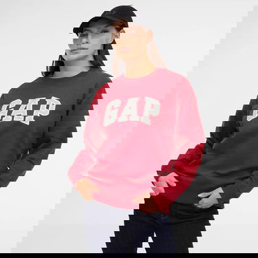 Суитчър GAP Crewneck Heritage Logo Sweatshirt Sled Червено | 554936-22, 0