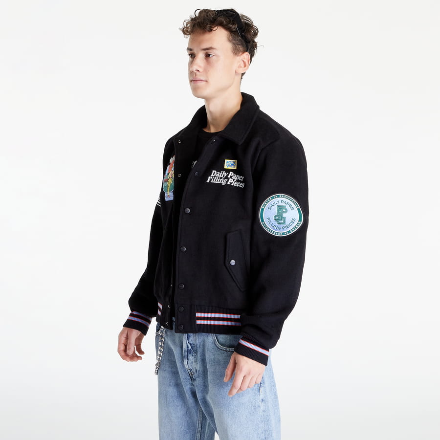 Яке бомбър DAILY PAPER Filling Pieces x Varsity Черно | 2109185, 1