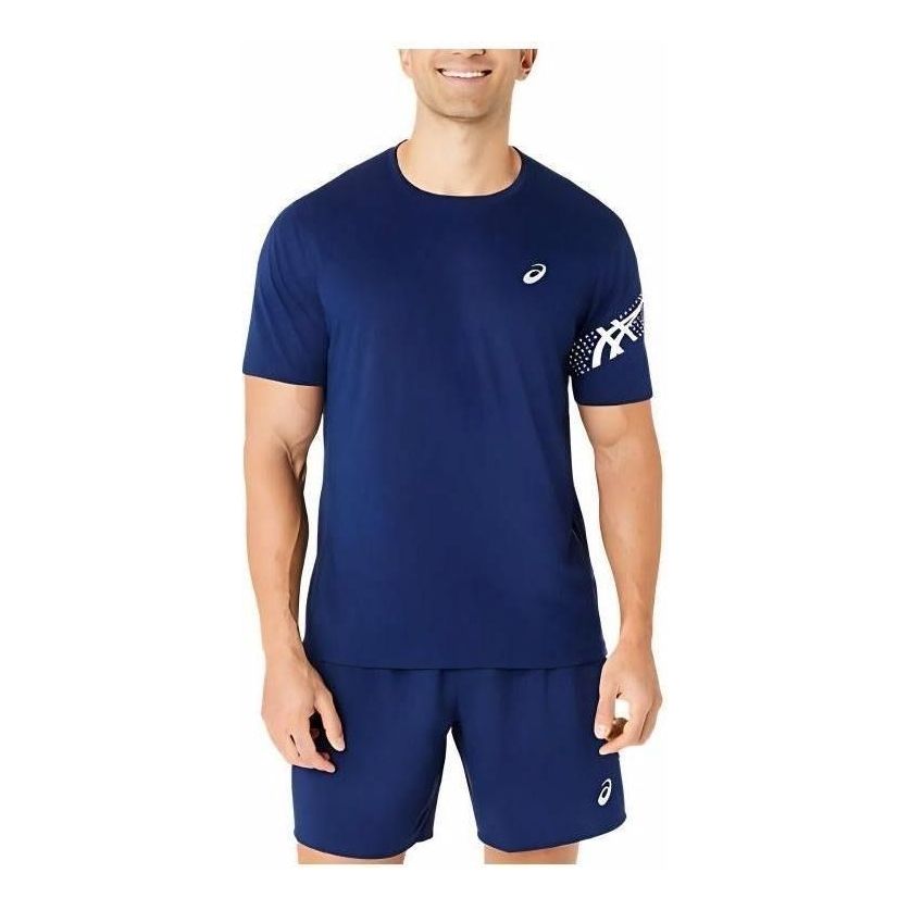 Тениска Asics Icon Short Sleeve T-Shirt Синьо | 2011C836-200, 0