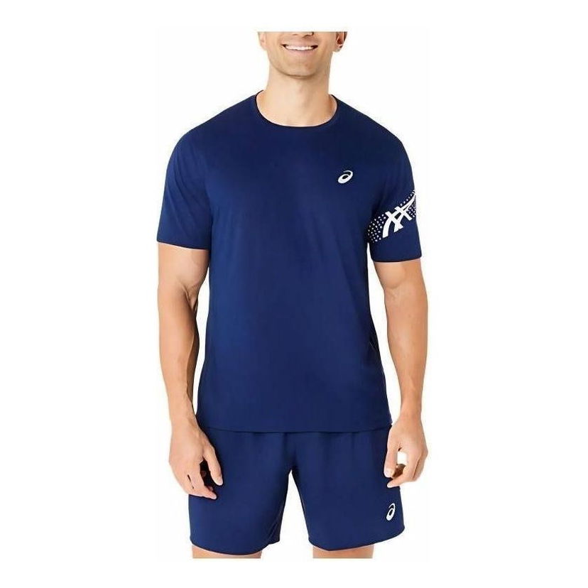 Тениска Asics Icon Short Sleeve T-Shirt Синьо | 2011C836-200