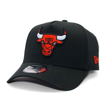 Шапка с козирка New Era Chicago Bulls NBA Side Patch 9FORTY A-Frame Adjustable Hat Черно | 60595220, 0