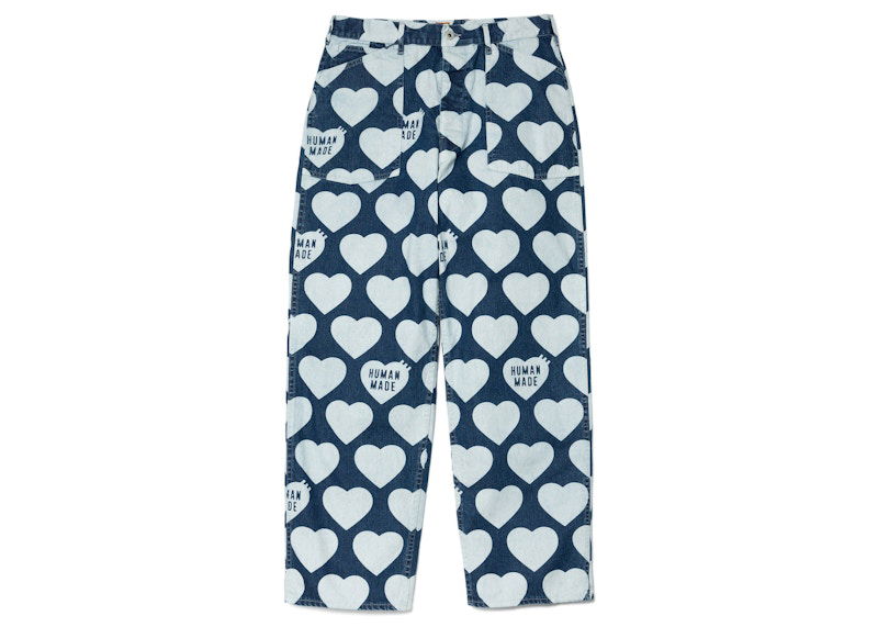 Дънки Human Made Baggy Denim Heart Pants Синьо | HM25PT013, 0