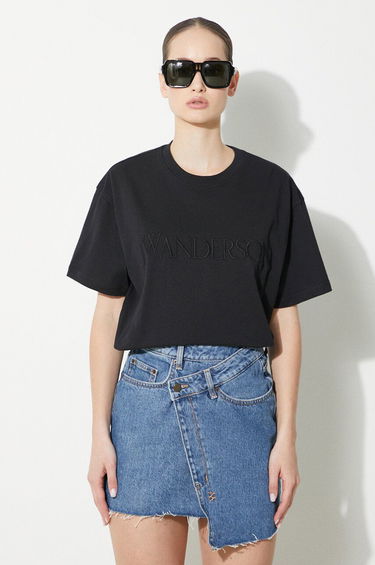 Тениска JW Anderson Embroidery T-Shirt Черно | JT0218.PG0980.999, 0