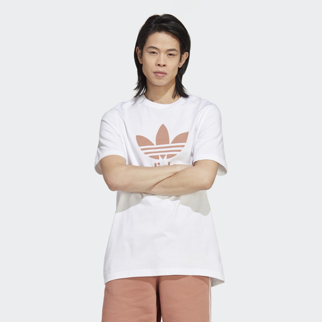 Тениска adidas Originals Adicolor Classics Trefoil Tee Бяло | IA4818, 0