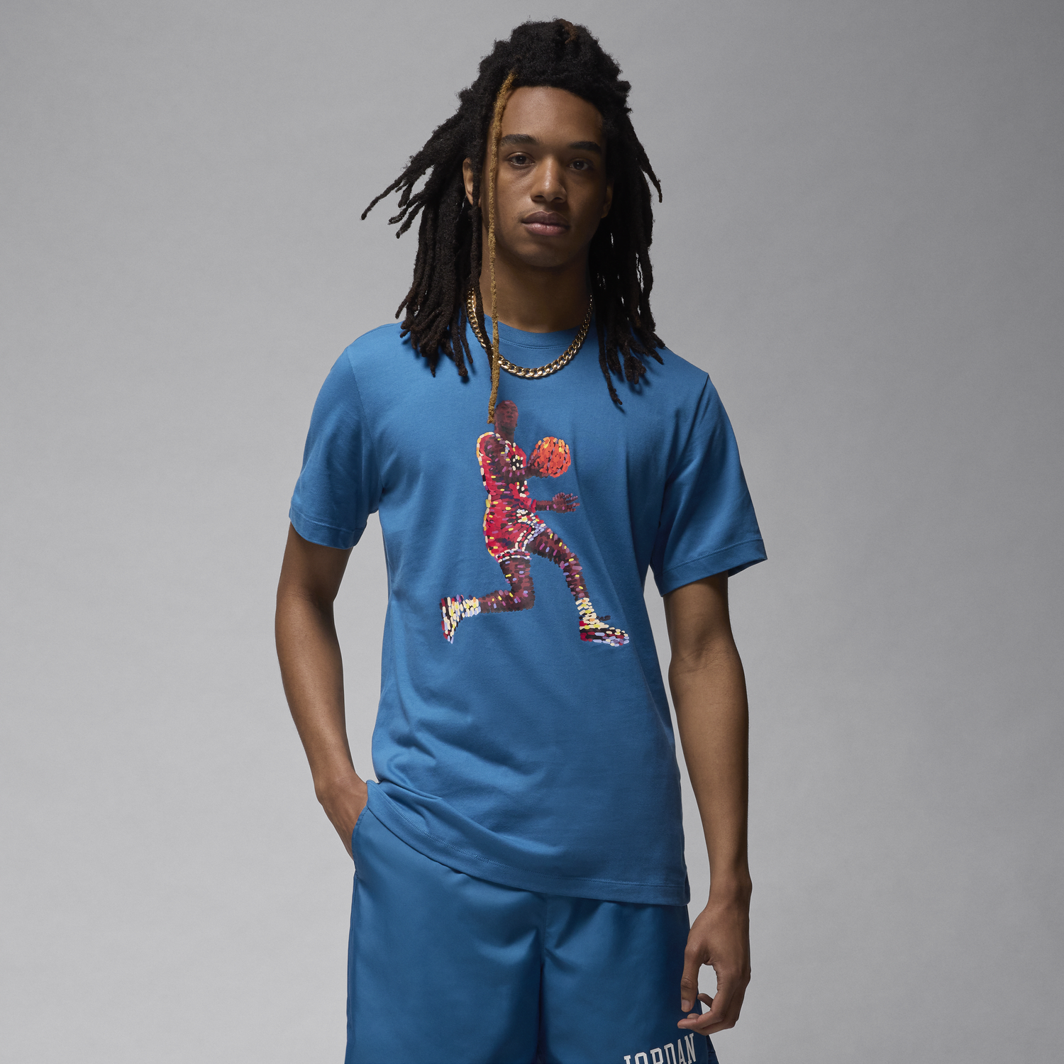 Тениска Jordan Jordan Flight Essentials Синьо | FN6000-457, 1