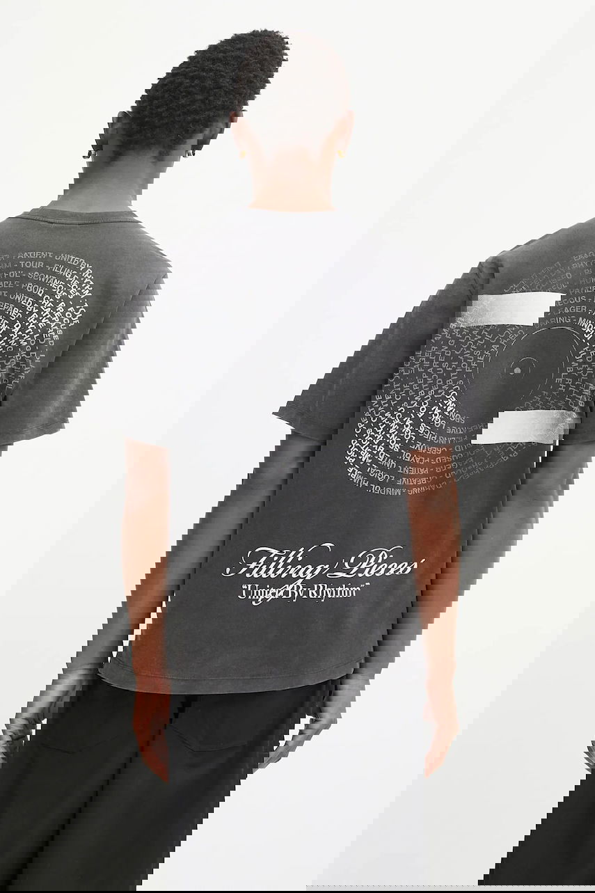 Тениска Filling Pieces Filling Pieces Vinyl Graphic T-Shirt Черно | 422520500240, 0