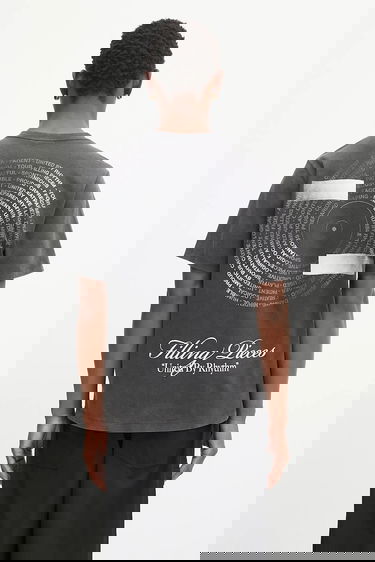 Тениска Filling Pieces Filling Pieces Vinyl Graphic T-Shirt Черно | 422520500240, 0
