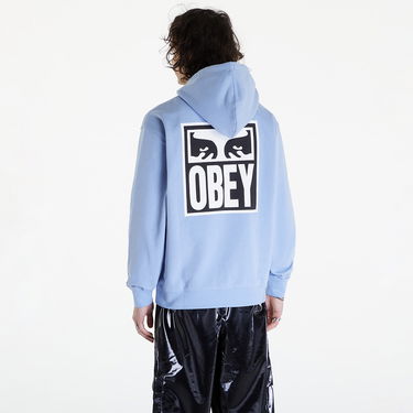 Суитчър OBEY Eyes Icon 2 Hoodie Hydrangea Синьо | 117462142-HDR, 3