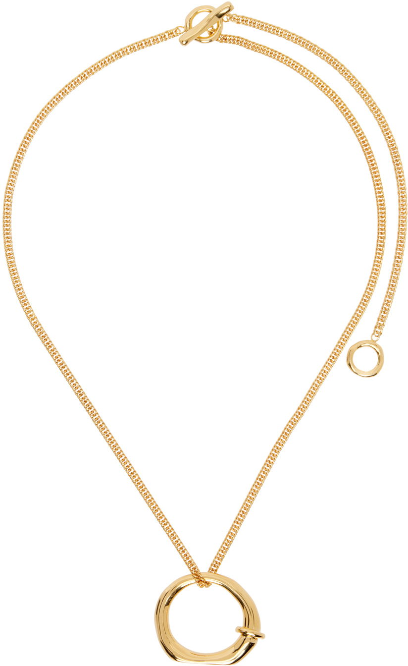 Колие Jil Sander Pendant Necklace Бежово | J30UU0037 P4877, 0