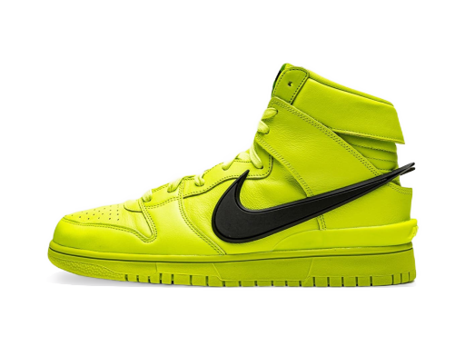 Кецове и обувки Nike AMBUSH x Dunk High "Flash Lime" Жълто | CU7544-300