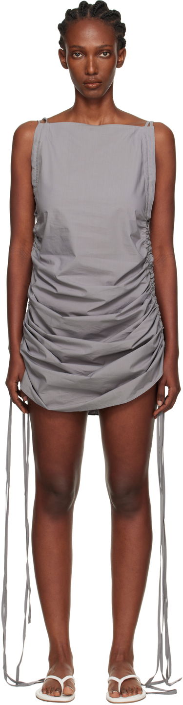 Pокля Baserange Baserange Pictorial Strap Mini Dress Сиво | DRPIS-PO-AU25, 0