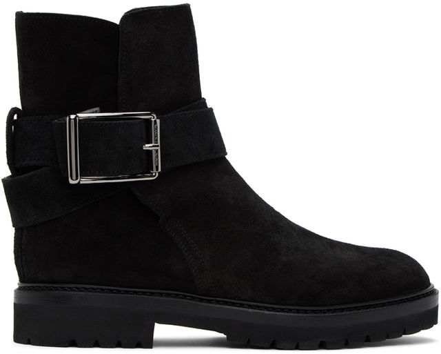 Manolo Blahnik Hather Suede Ankle Boots