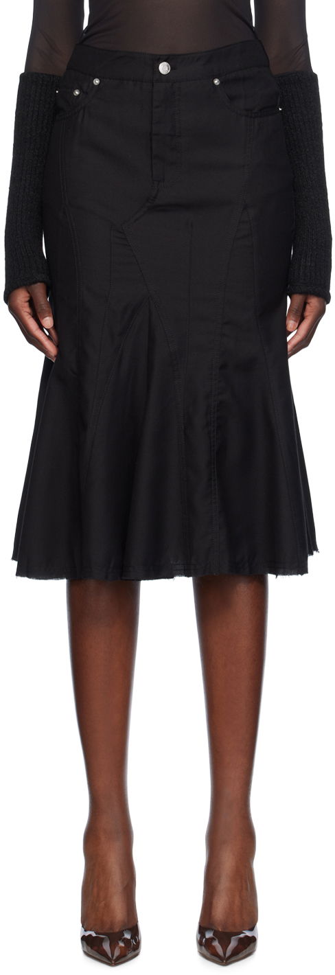 Пола Miaou Miaou Gaudi Midi Skirt Черно | 4004TWBLK, 0