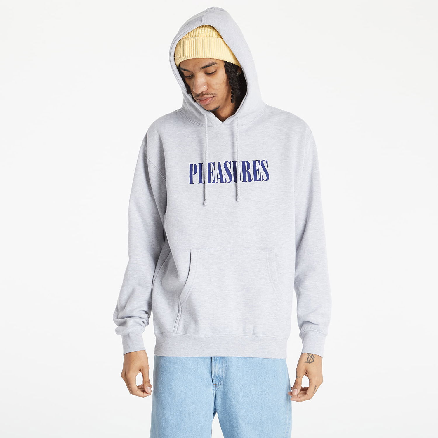 Суитчър Pleasures Tickle Logo Hoody Сиво | P22SP056 Grey, 1
