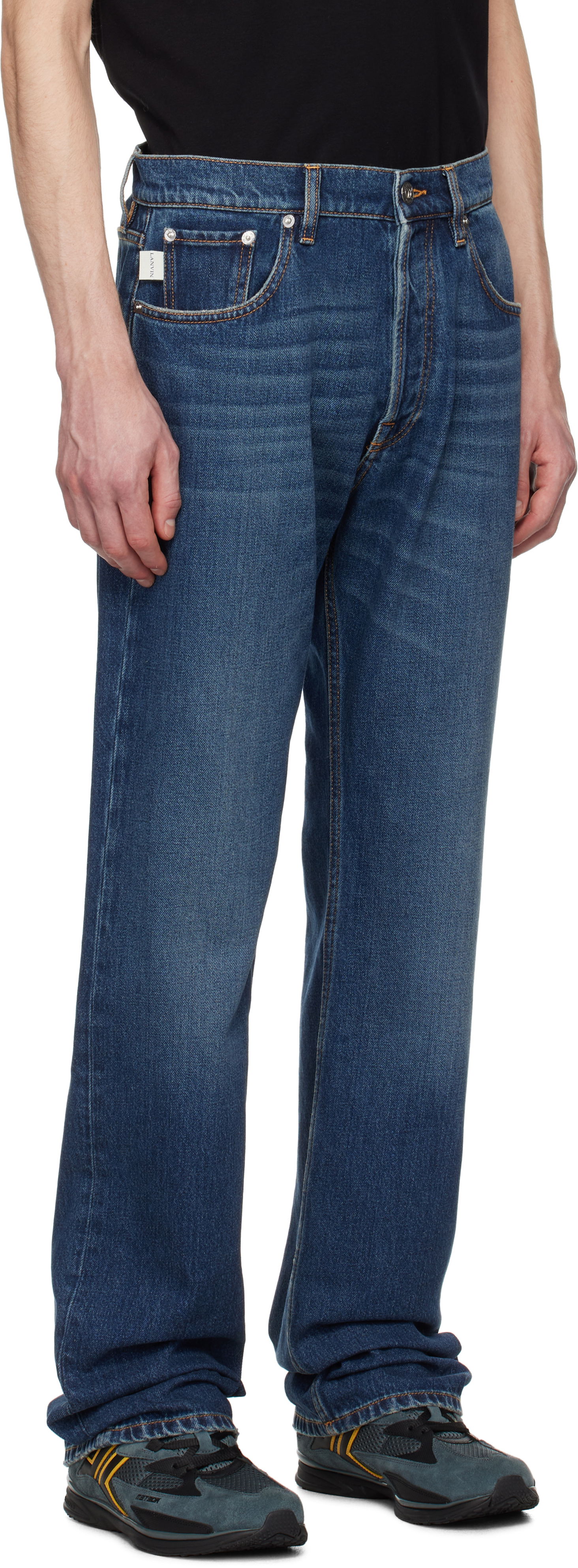 Дънки LANVIN Lanvin Straight-Leg Jeans Синьо | RM-TR0147-D086-P25, 1