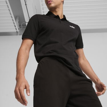 Поло тениска Puma Essentials Logo 10" Knit Shorts Черно | 682600_01, 1