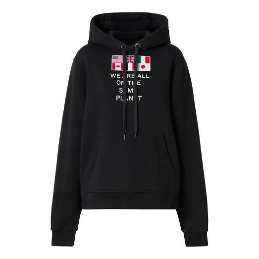 Суитчър Burberry Burberry Drawstring Hoodie Черно | 80254491, 0