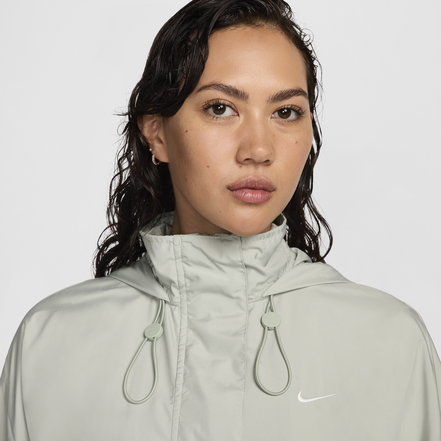 Яке Nike W NSW ESSNTL TRENCH Сиво | FN2843-370, 1