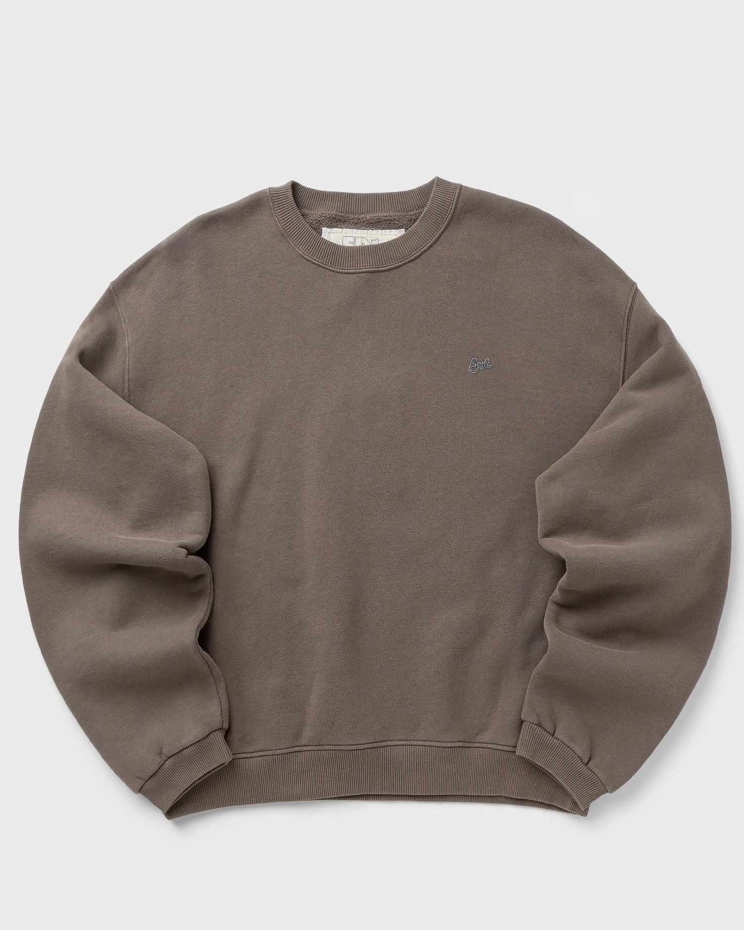 Пуловер ERL ERL Script Crewneck Sweater Кафяво | ERL11T021-1, 0
